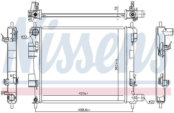 Radiator, engine cooling-4