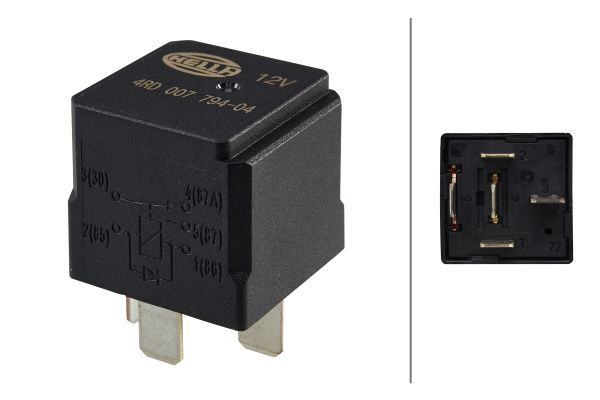 Relay, main current