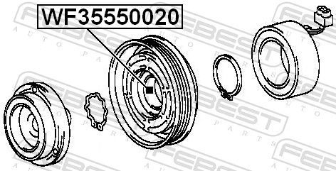 Bearing, compressor shaft-1