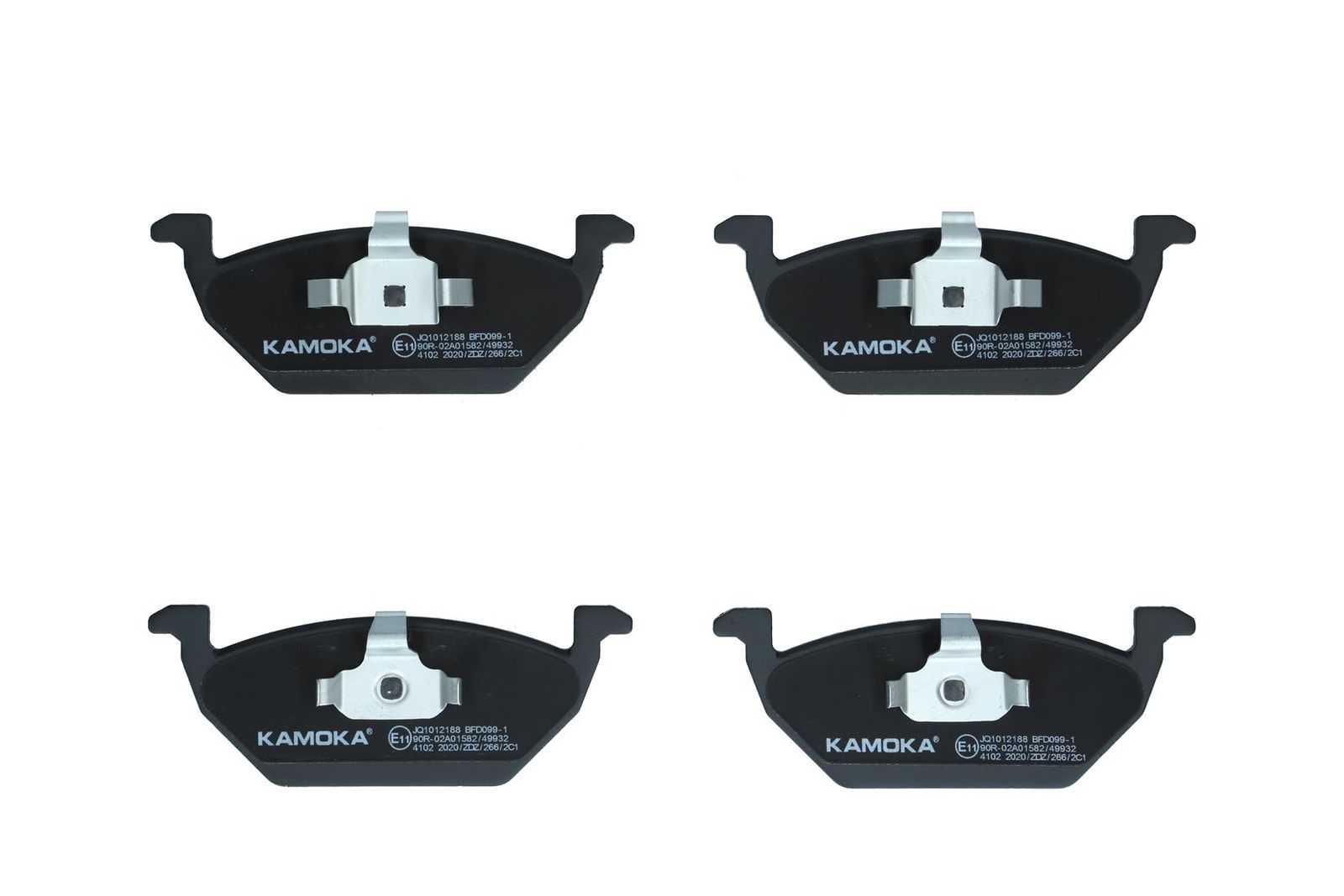 KAMOKA JQ1012188 Stabdžių trinkelių rinkinys, diskinis stabdys