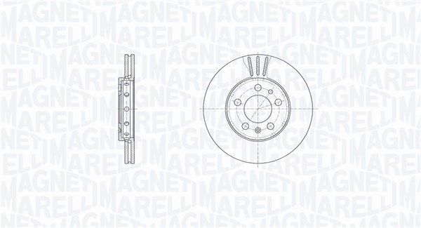 MAGNETI MARELLI 361302040220 Brake disc
