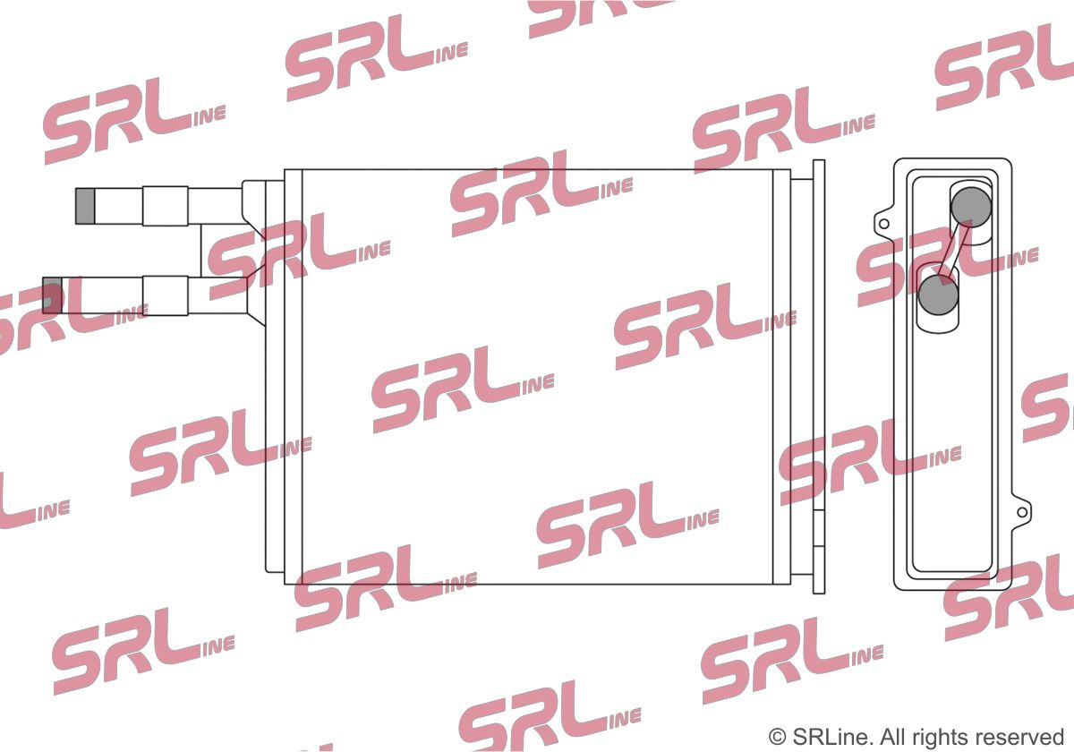 SRLINE 5702N8-1 Heat exchanger, interior heating