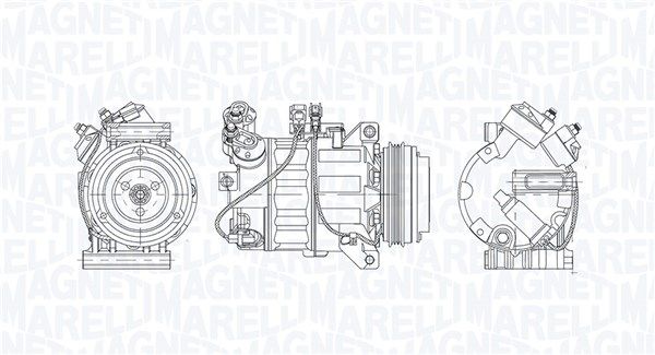 MAGNETI MARELLI 350103030142 Compressor, air conditioning