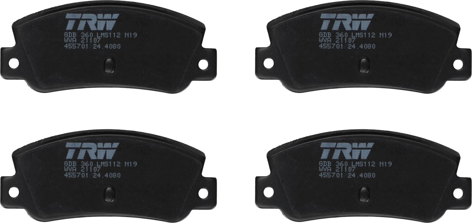 TRW GDB360 Brake pad set, disc brake