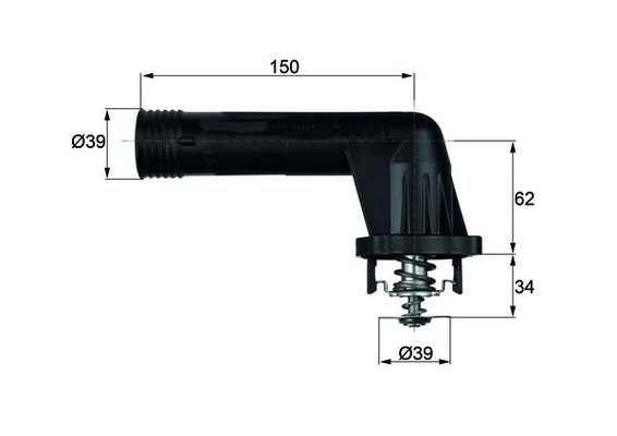 Thermostat, coolant