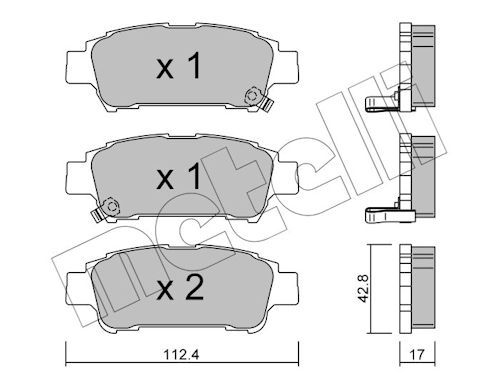 Brake Pad Set, disc brake-main