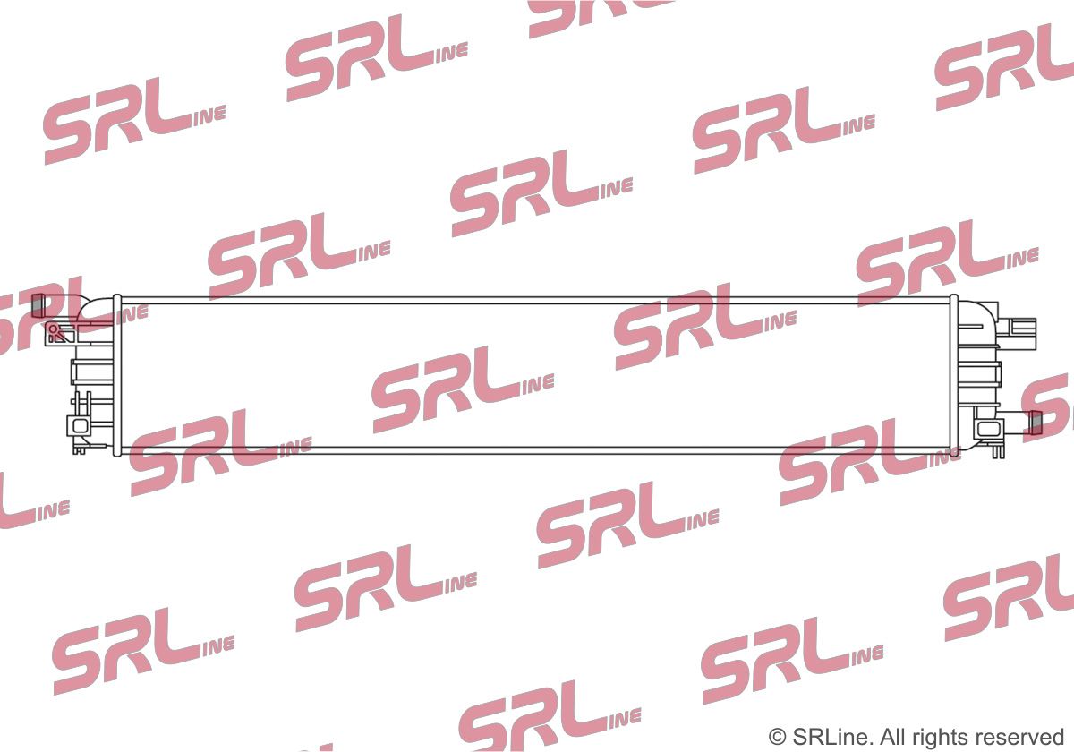 SRLINE 13E108-2 Low-temperature cooler, charge air cooler