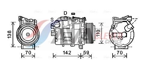 Compressor, air conditioning