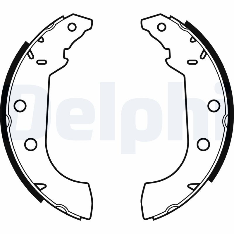 DELPHI LS1347 Brake shoe set