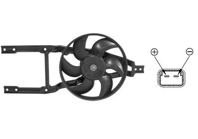 VAN WEZEL 1758746 Fan, engine cooling