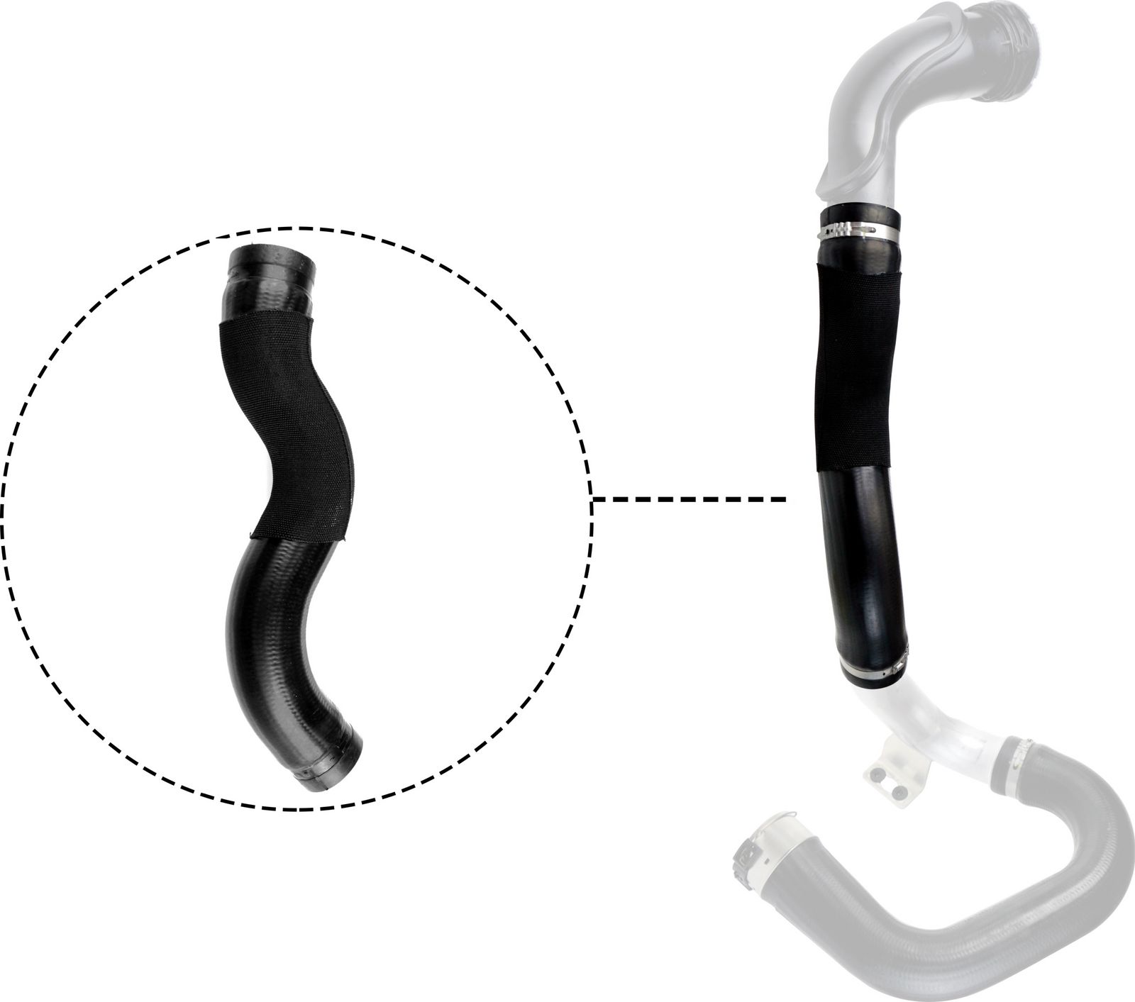 GATES 09-0701 Charge air hose