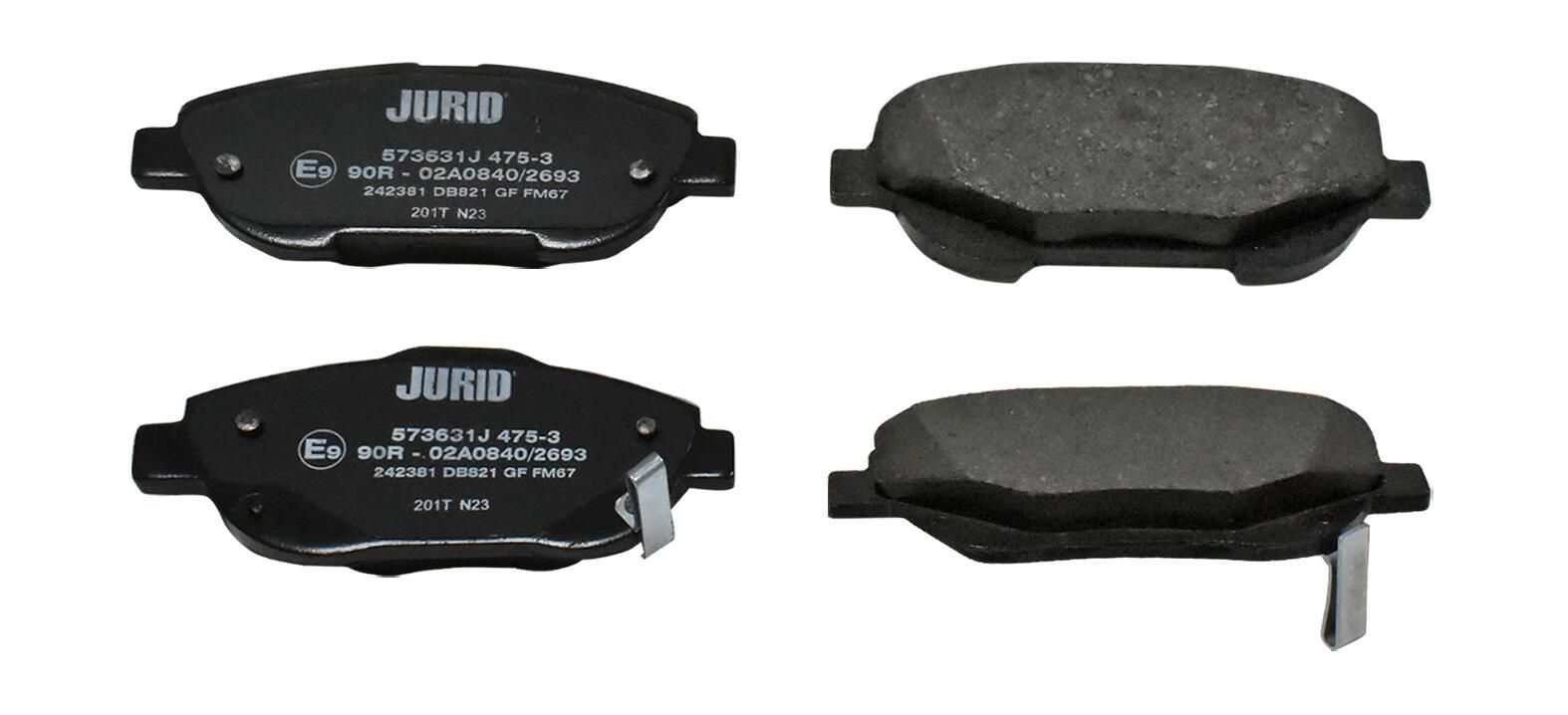 JURID 573631J Brake pad set, disc brake