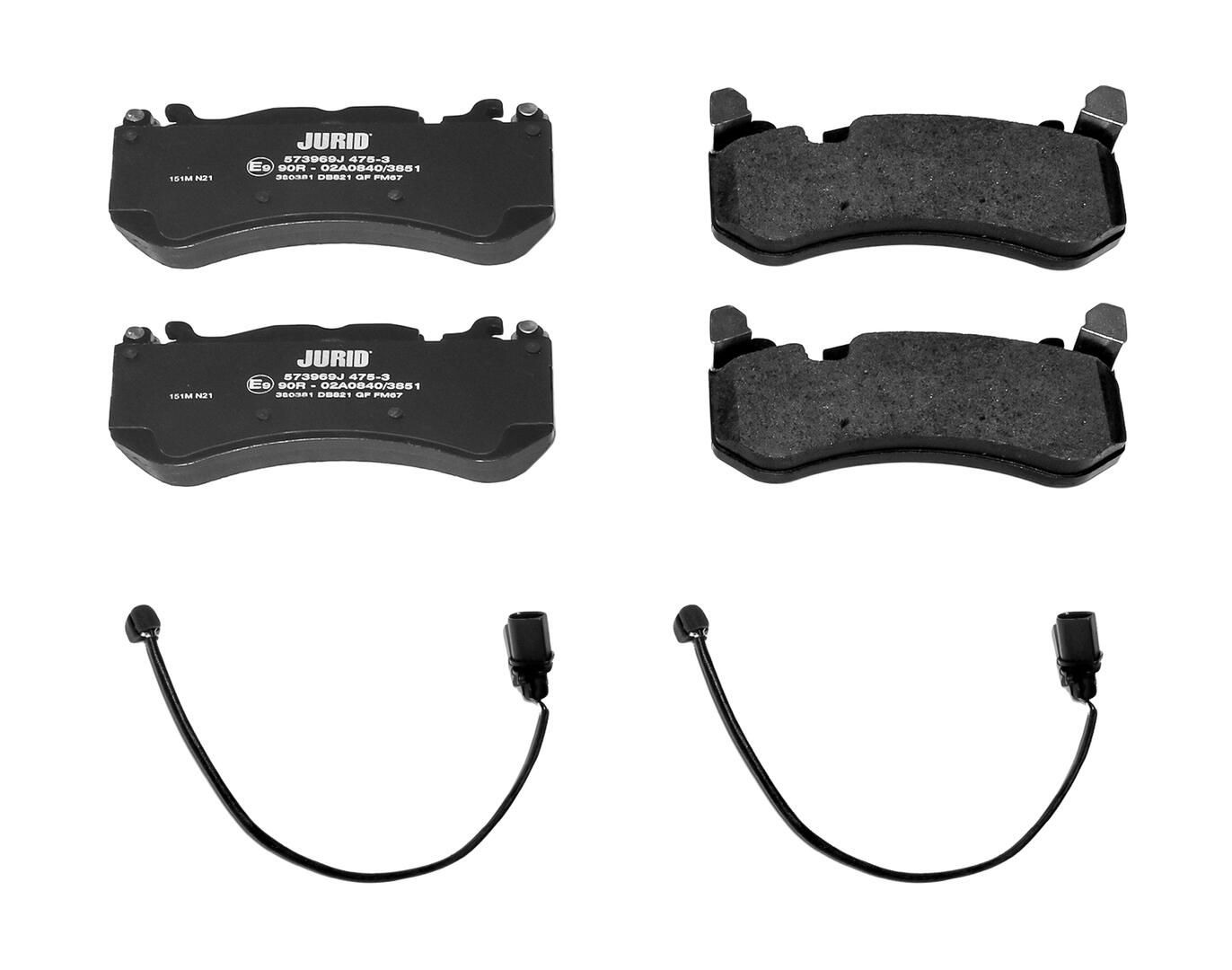 JURID 573969J Brake pad set, disc brake