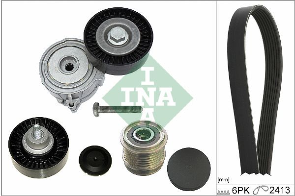 SCHAEFFLER INA 529 0509 20 V-ribbed belt set