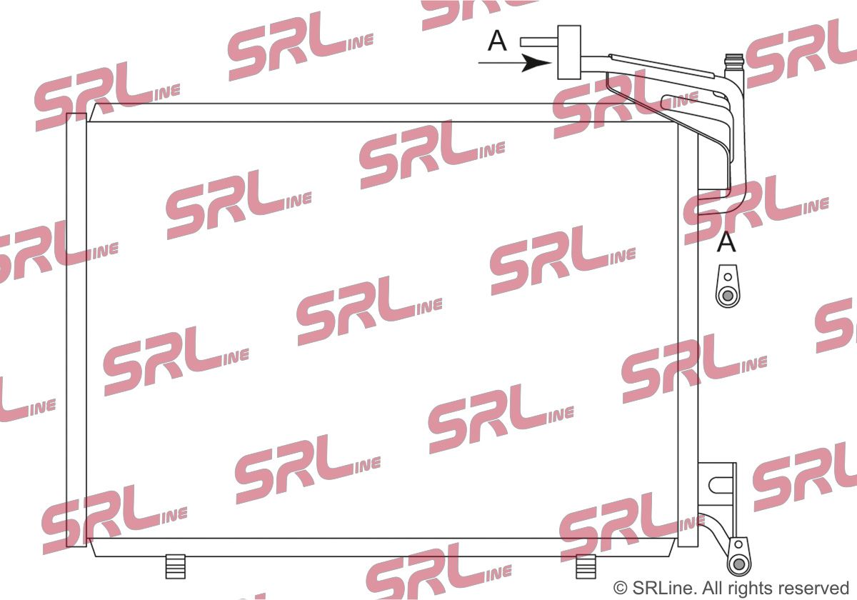 SRLINE 32B1K8C1S Condenser, air conditioning