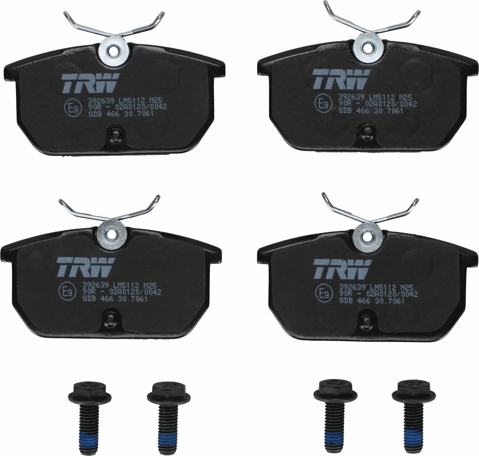 TRW GDB466 Brake pad set, disc brake