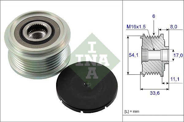 SCHAEFFLER INA 535 0059 10 Alternator freewheel clutch