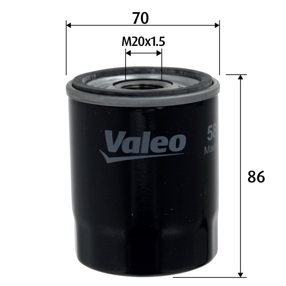 VALEO 586177 Oil filter
