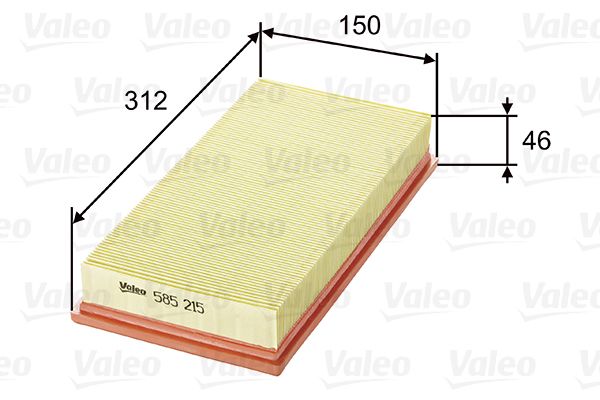 VALEO 585215 Oro filtras