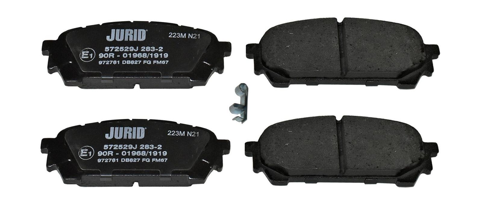 JURID 572529J Brake pad set, disc brake