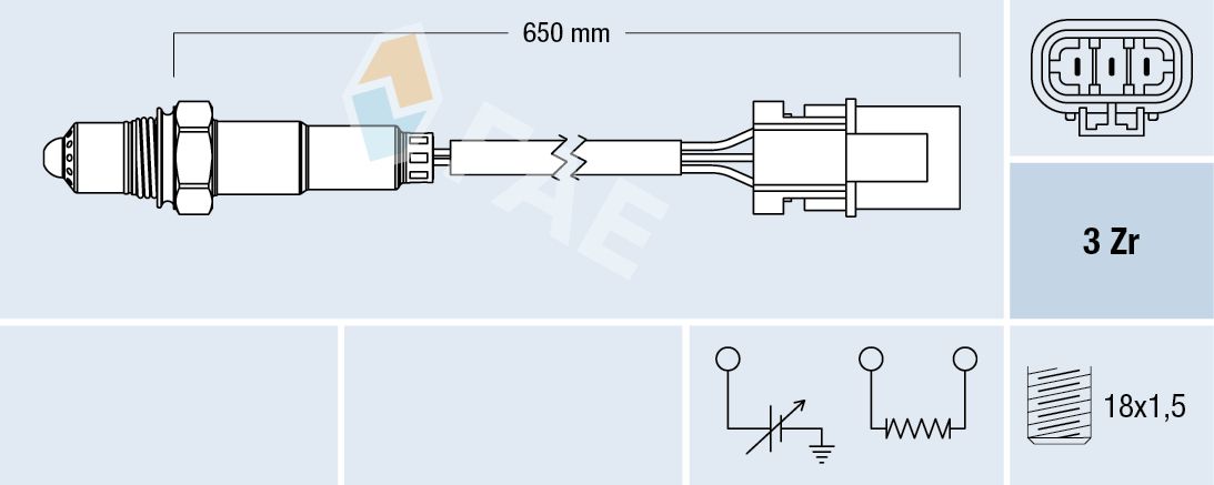 FAE 77229 Oxygen sensor
