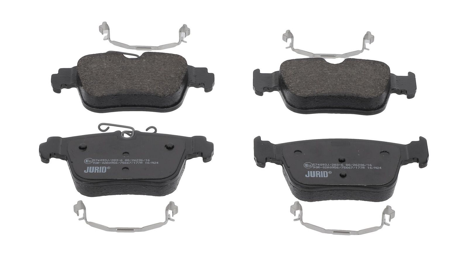 JURID 574093J Brake pad set, disc brake