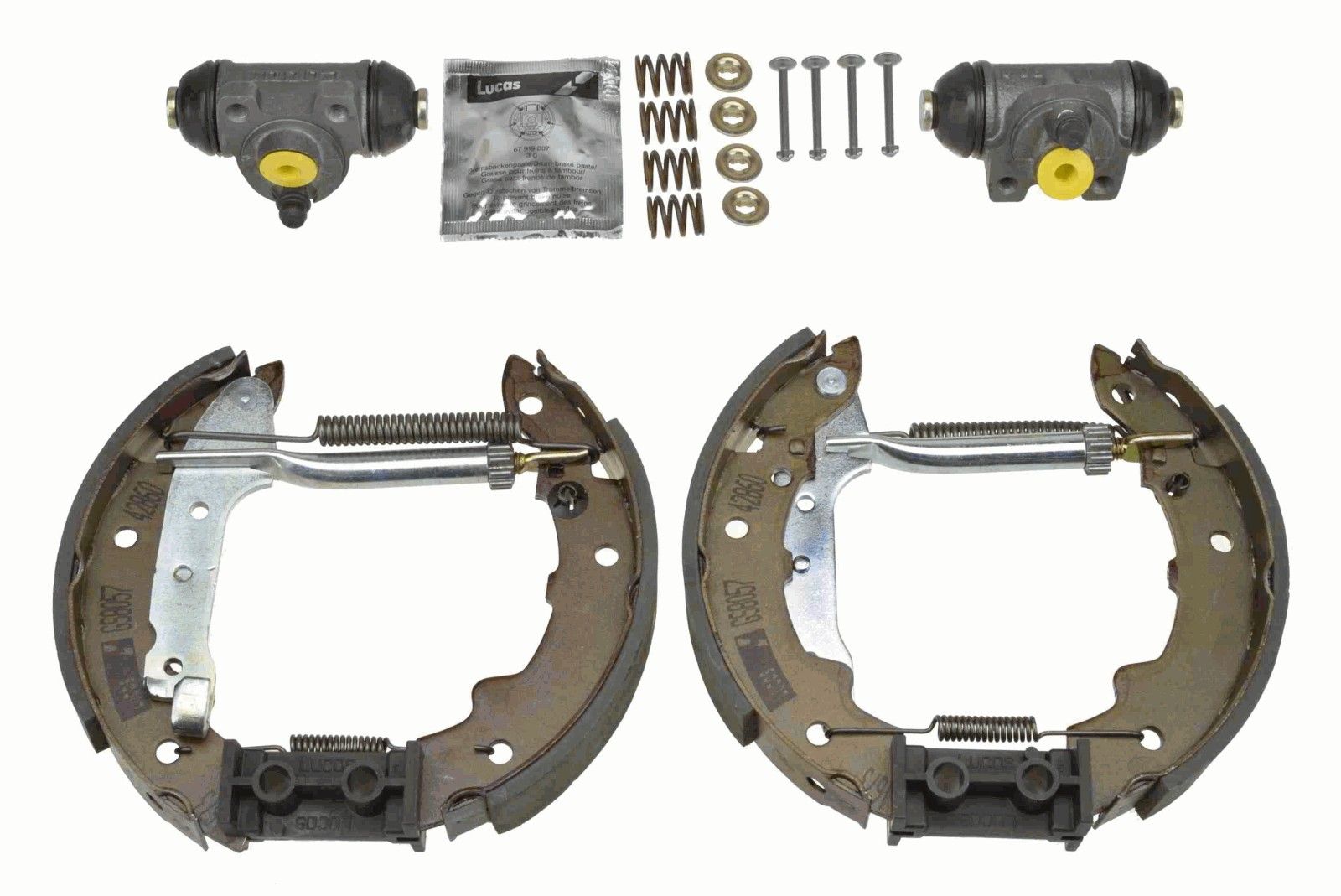 TRW GSK1032 Brake shoe set