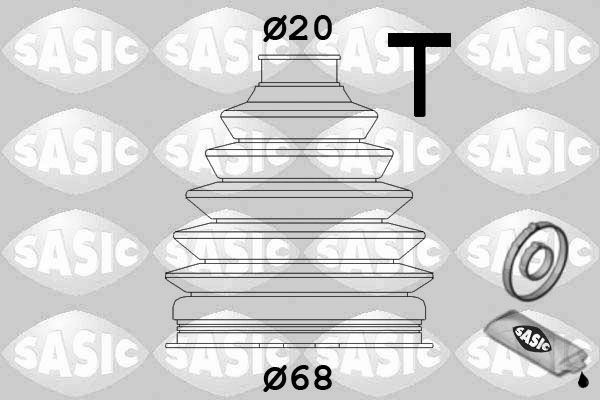 SASIC 1900033 Bellow kit, drive shaft