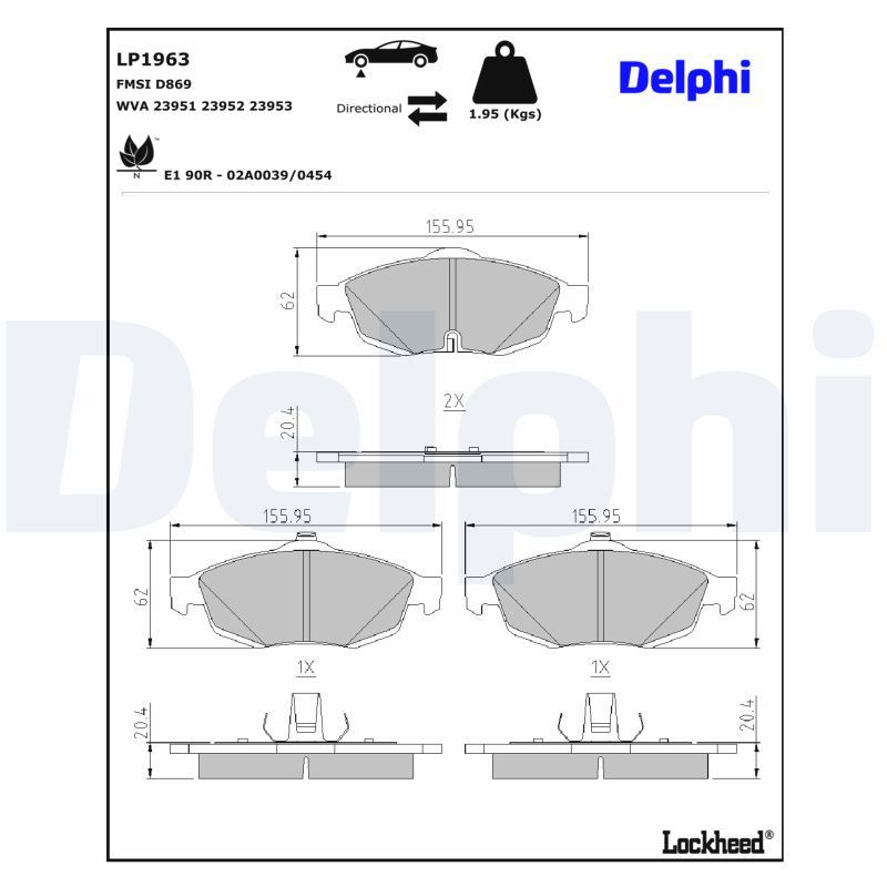 Brake Pad Set, disc brake