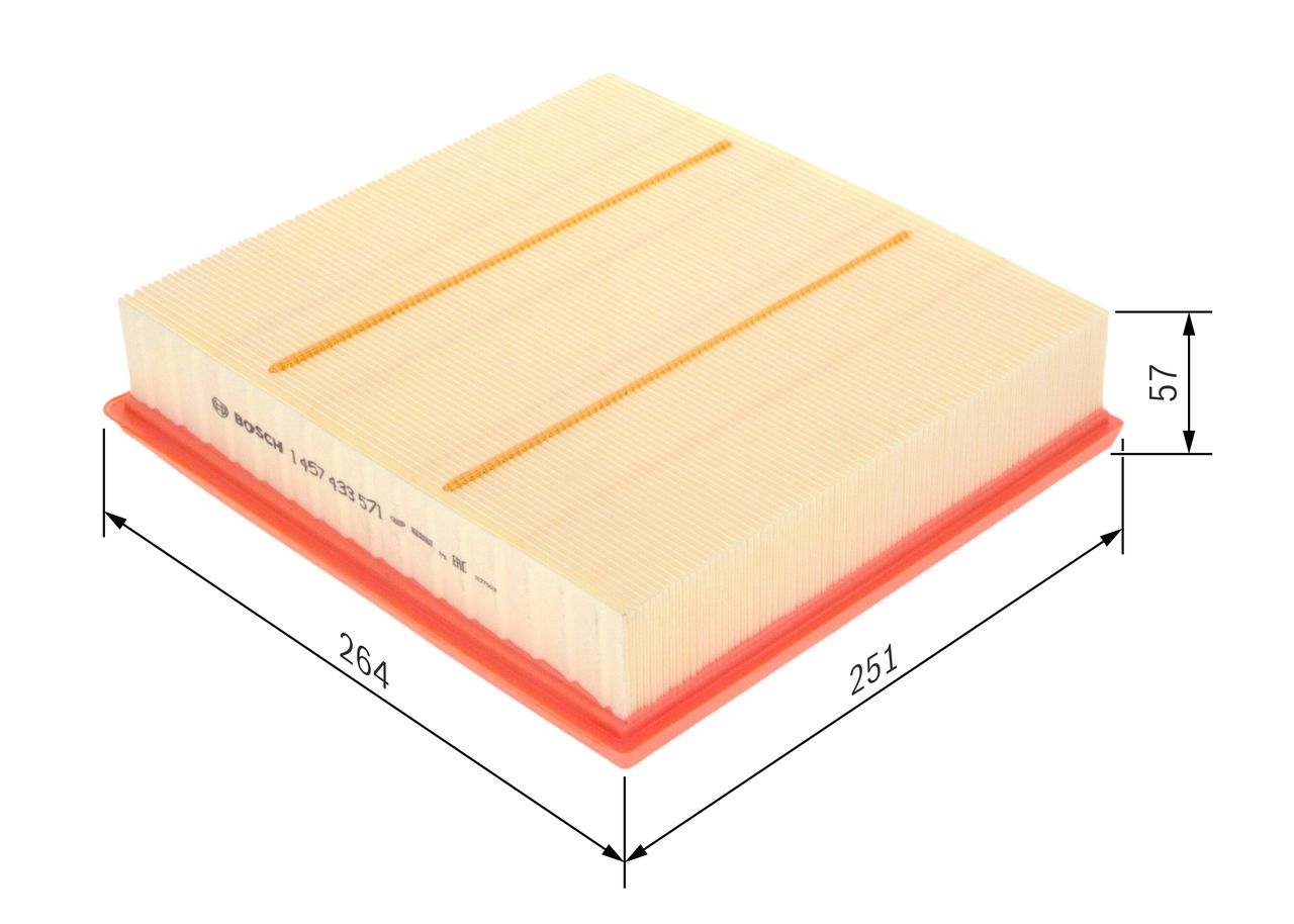 BOSCH 1 457 433 571 Air filter