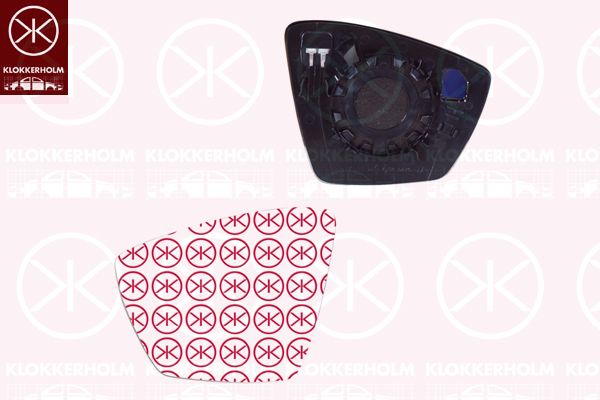 KLOKKERHOLM 75381061 Mirror glass, exterior mirror