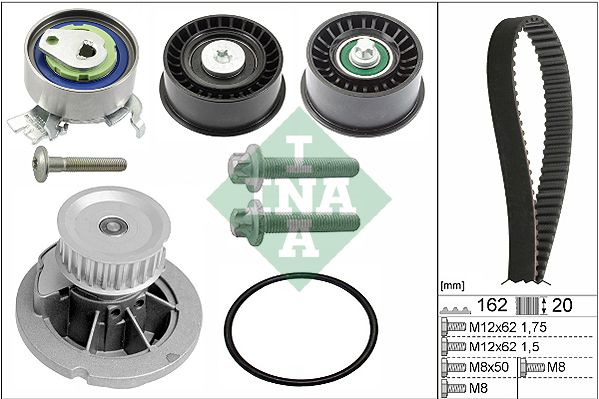 SCHAEFFLER INA 530 0441 30 Water pump & timing belt kit