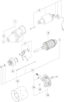MAHLE MS 375 Starter