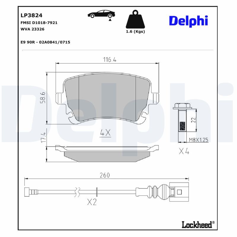 Brake Pad Set, disc brake