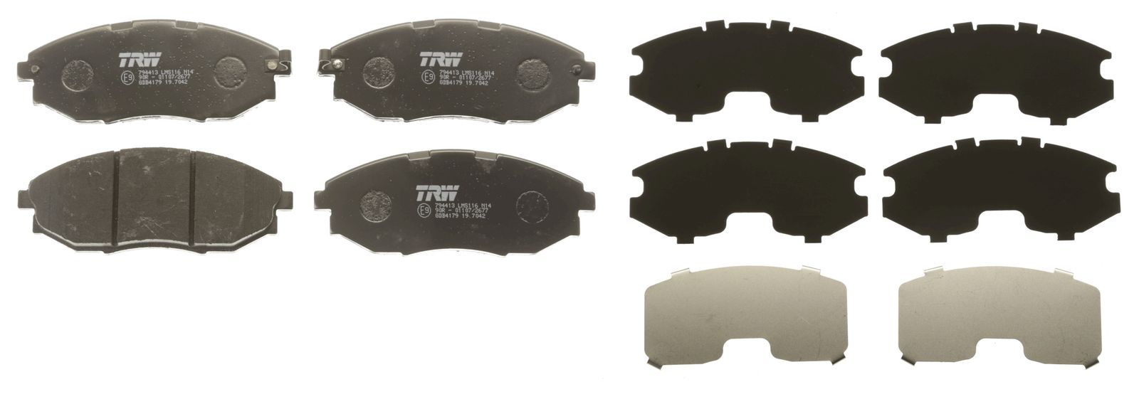 Brake Pad Set, disc brake-1