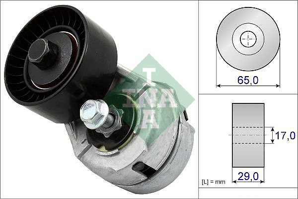 Belt Tensioner, V-ribbed belt