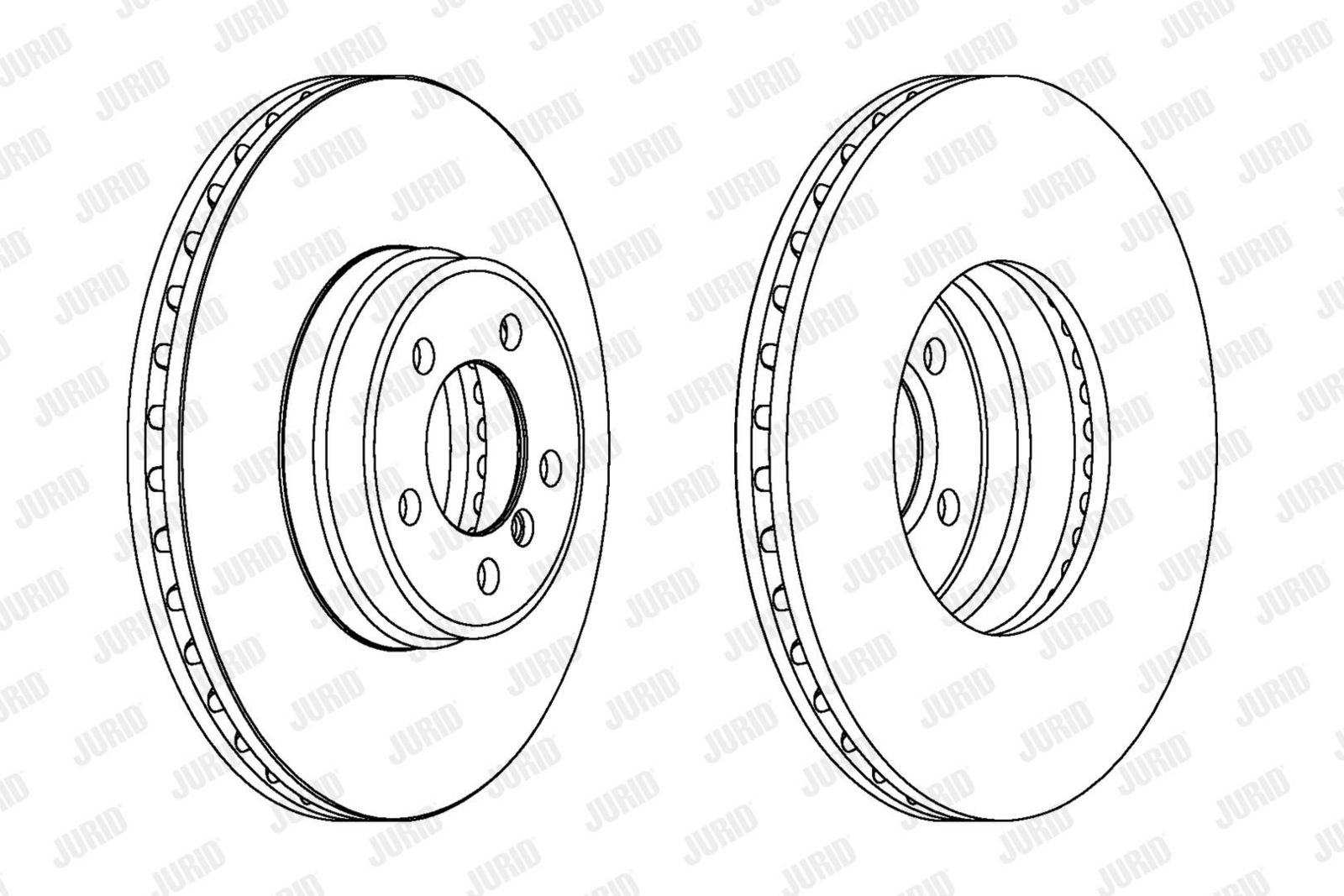 JURID 562899JC-1 Brake disc