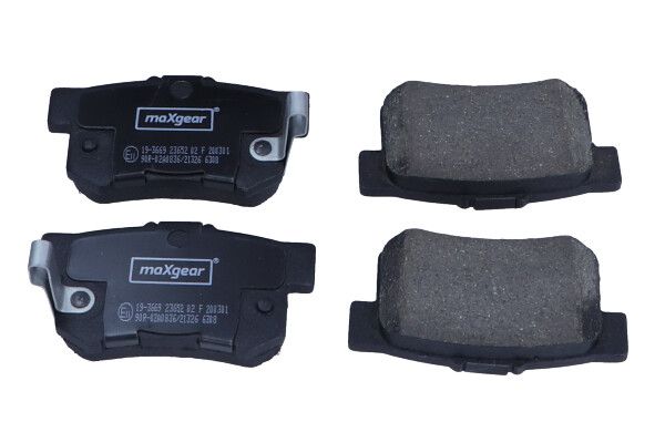MAXGEAR 19-3669 Brake pad set, disc brake