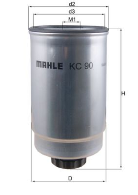 KNECHT KC 90 Fuel filter