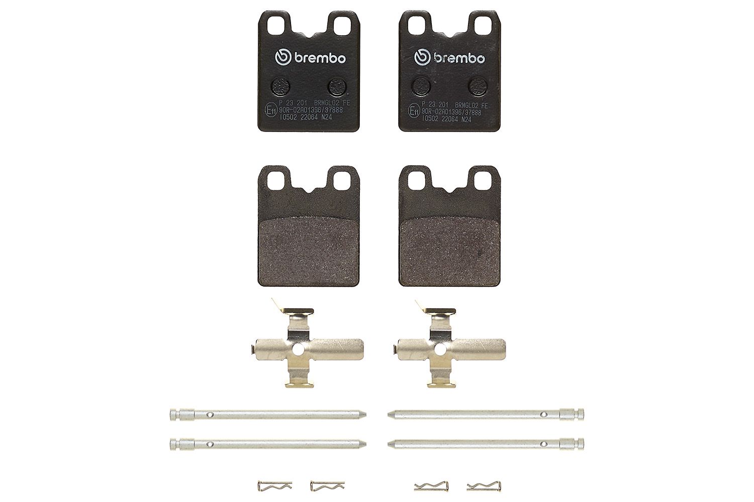 BREMBO P 23 201 Brake pad set, disc parking brake