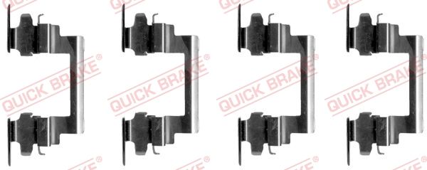 QUICK BRAKE 109-1236 Accessory kit, disc brake pad