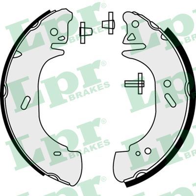 LPR 08440 Brake shoe set