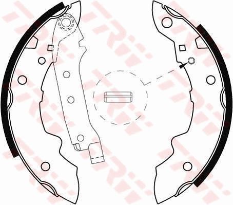 TRW GS8057 Brake shoe set