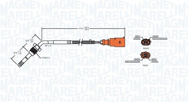 Sensor, exhaust gas temperature-1