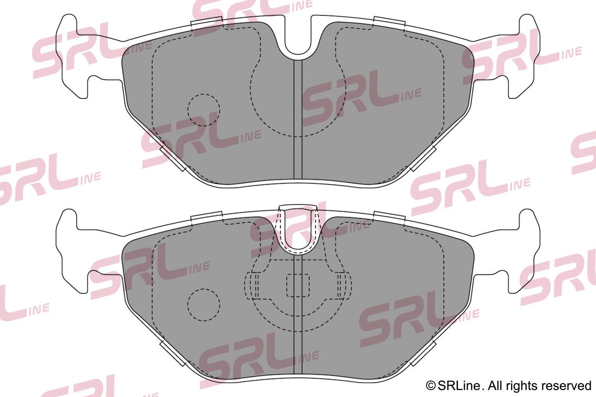 SRLINE S70-1083 Brake pad set, disc brake