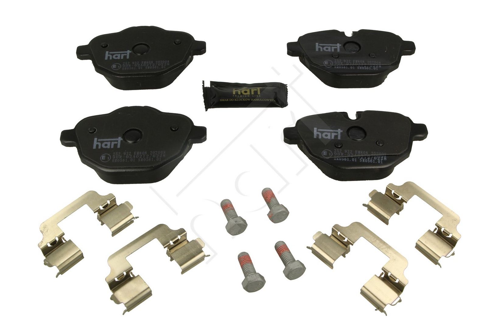 HART 252 932 Brake pad set, disc brake