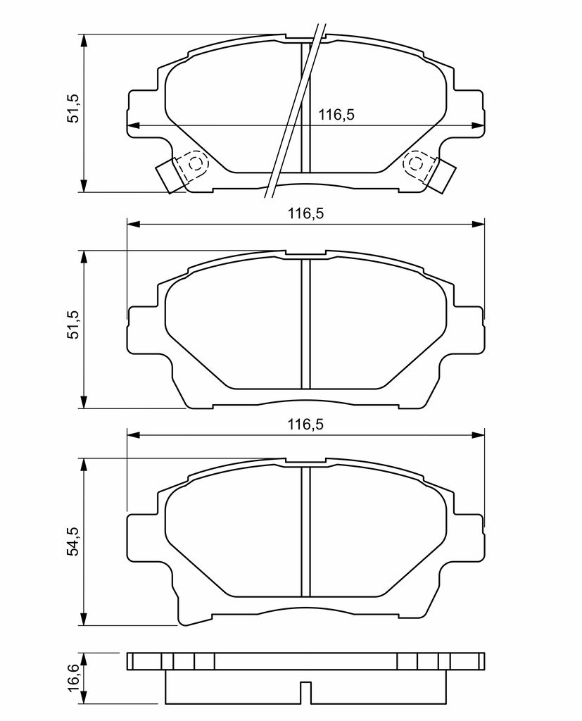 Brake Pad Set, disc brake-7