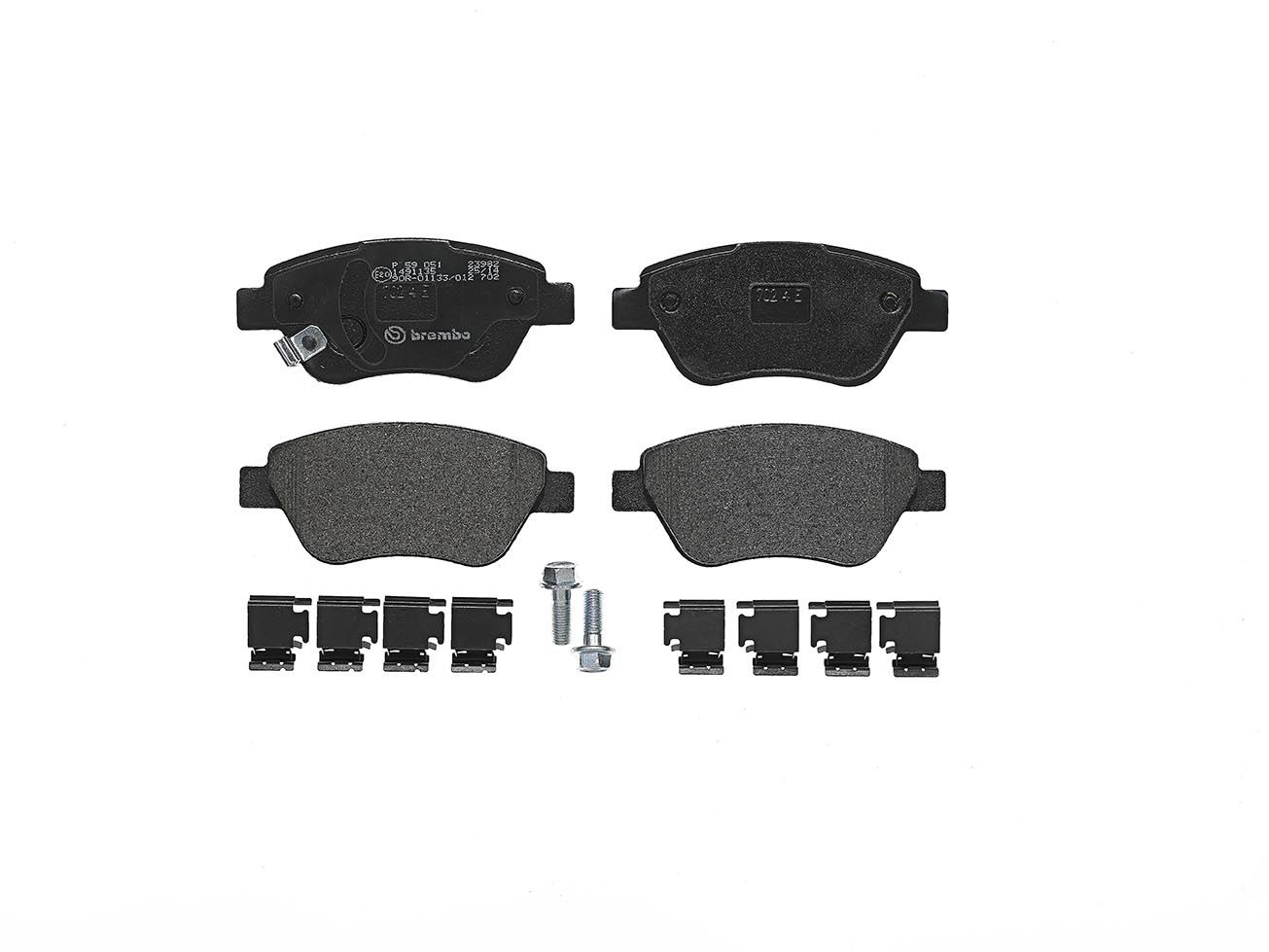 BREMBO P 59 051 Brake pad set, disc brake