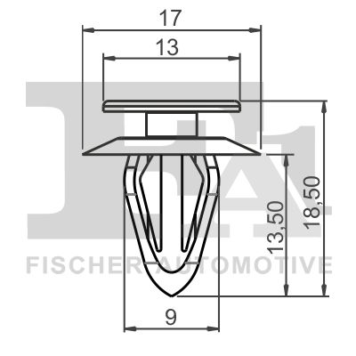 Clip, trim/protection strip-1