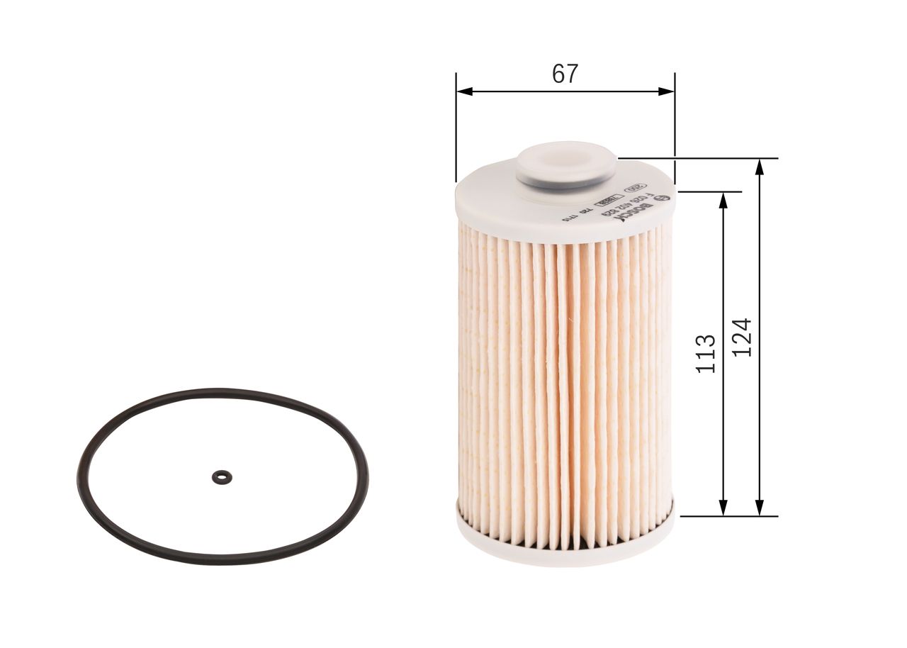BOSCH F 026 402 829 Fuel filter